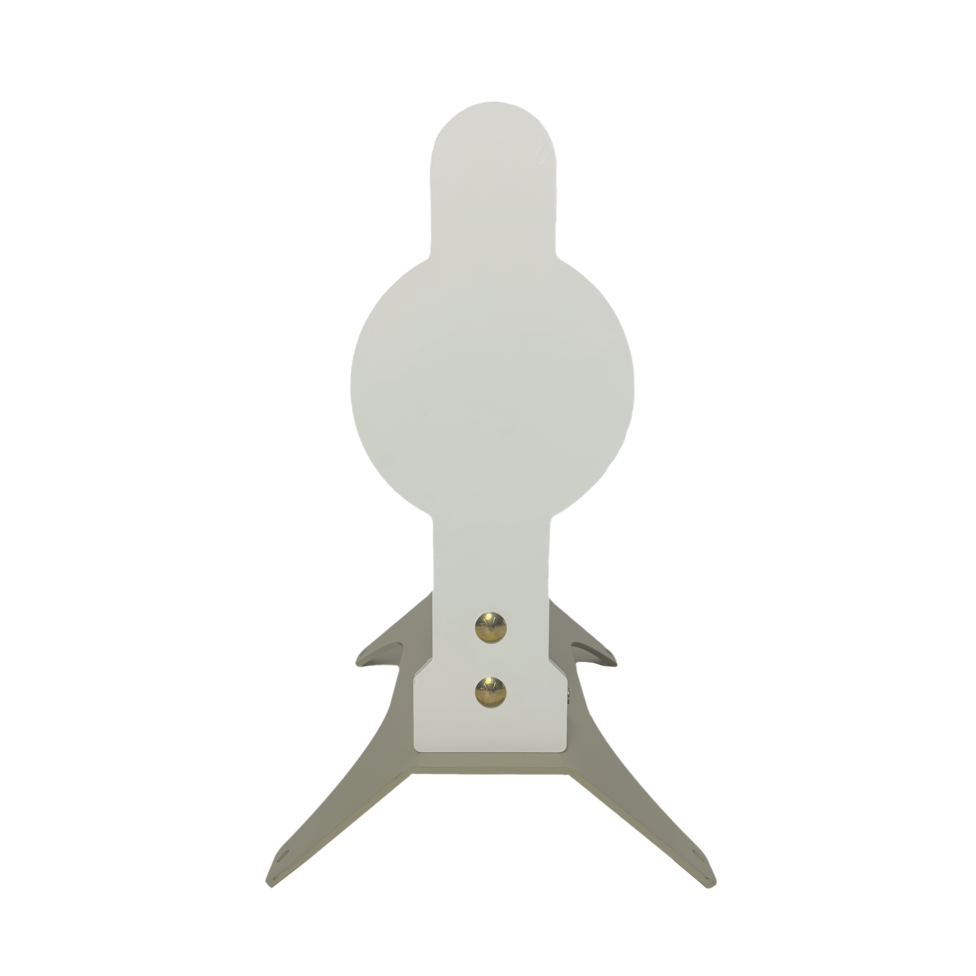 Portable Reset Popper 3/8" AR500 - White