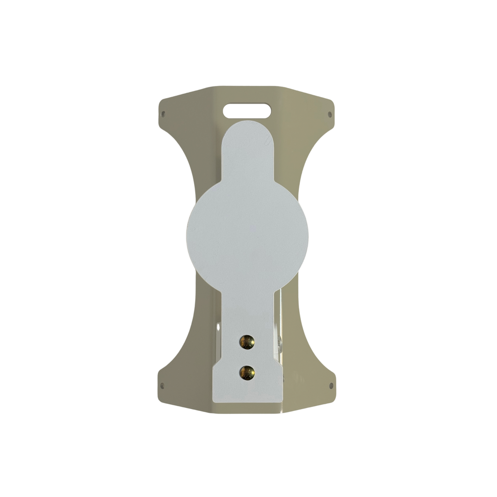 Portable Reset Popper 3/8" AR500 - White