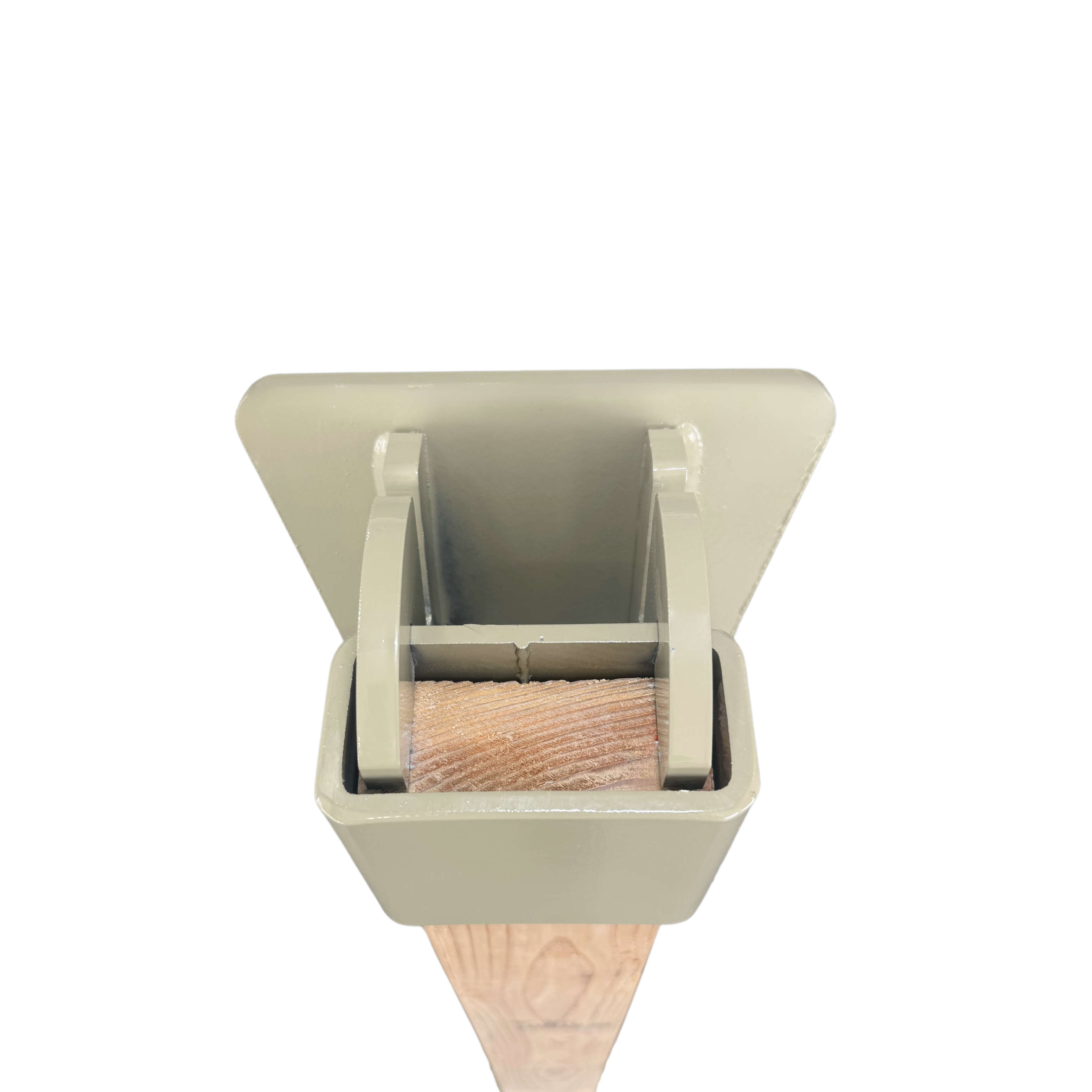 Armored Silhouette Holder 3/8" AR500 - Green