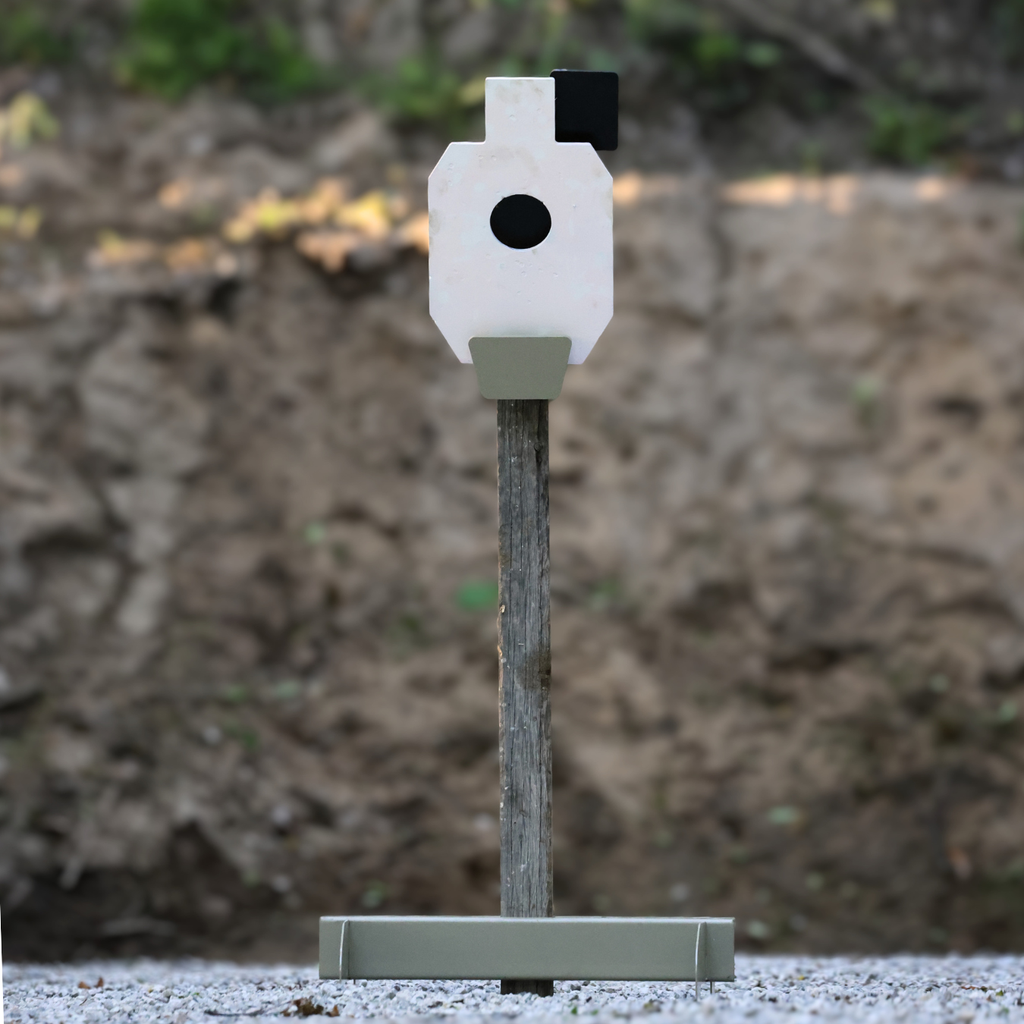 12"x20" Hostage Silhouette System 3/8" AR500 - White